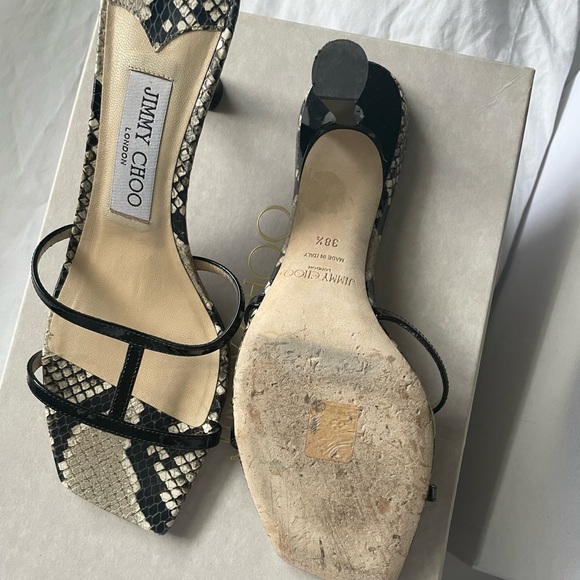 * SOLD Jimmy Choo Ría sandal heel - Picture 5 of 6